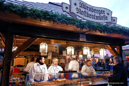 Nuremberg's famous Rostbratwurst